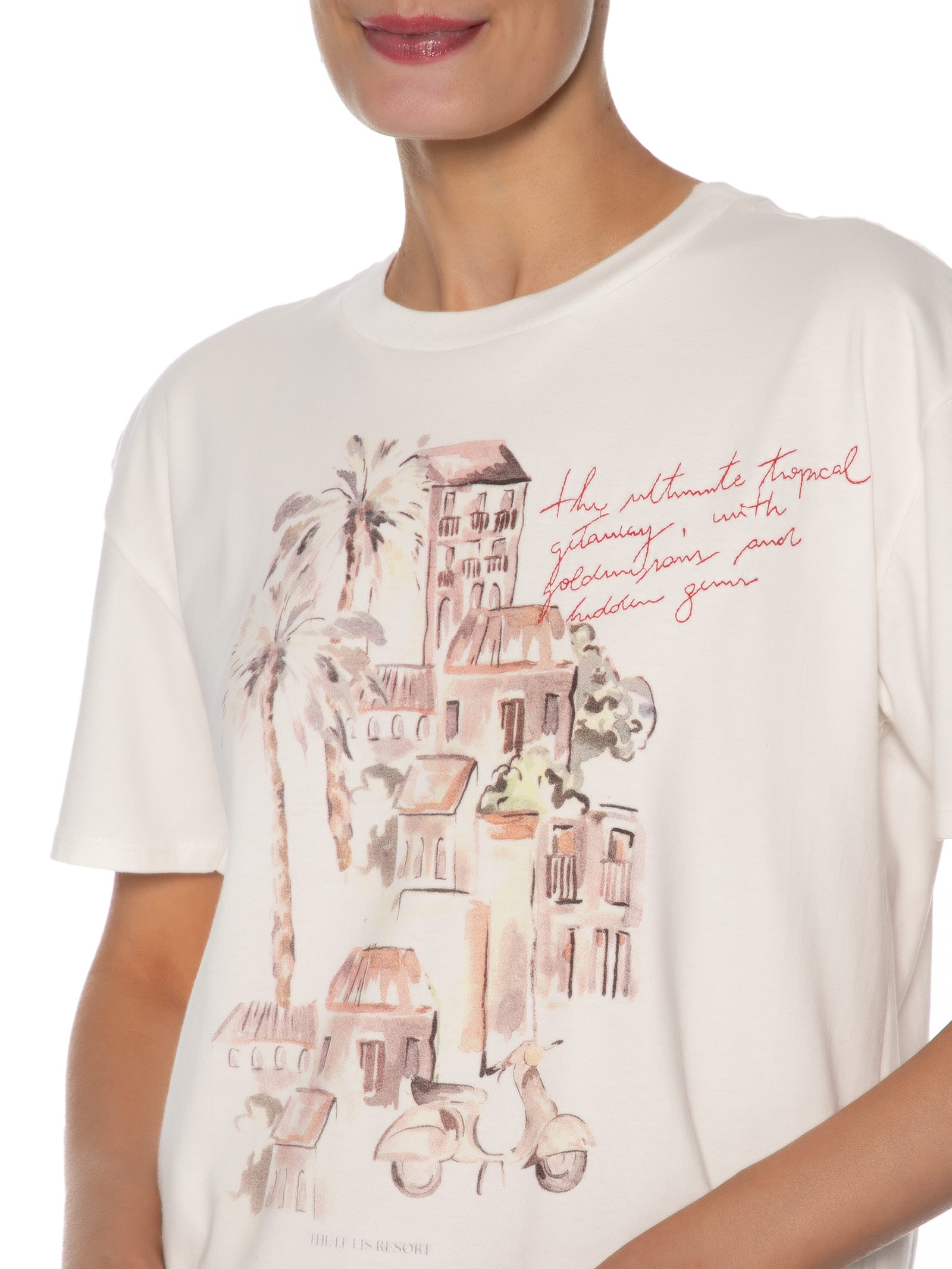 Blusa Feminina Island Off White Le Lis