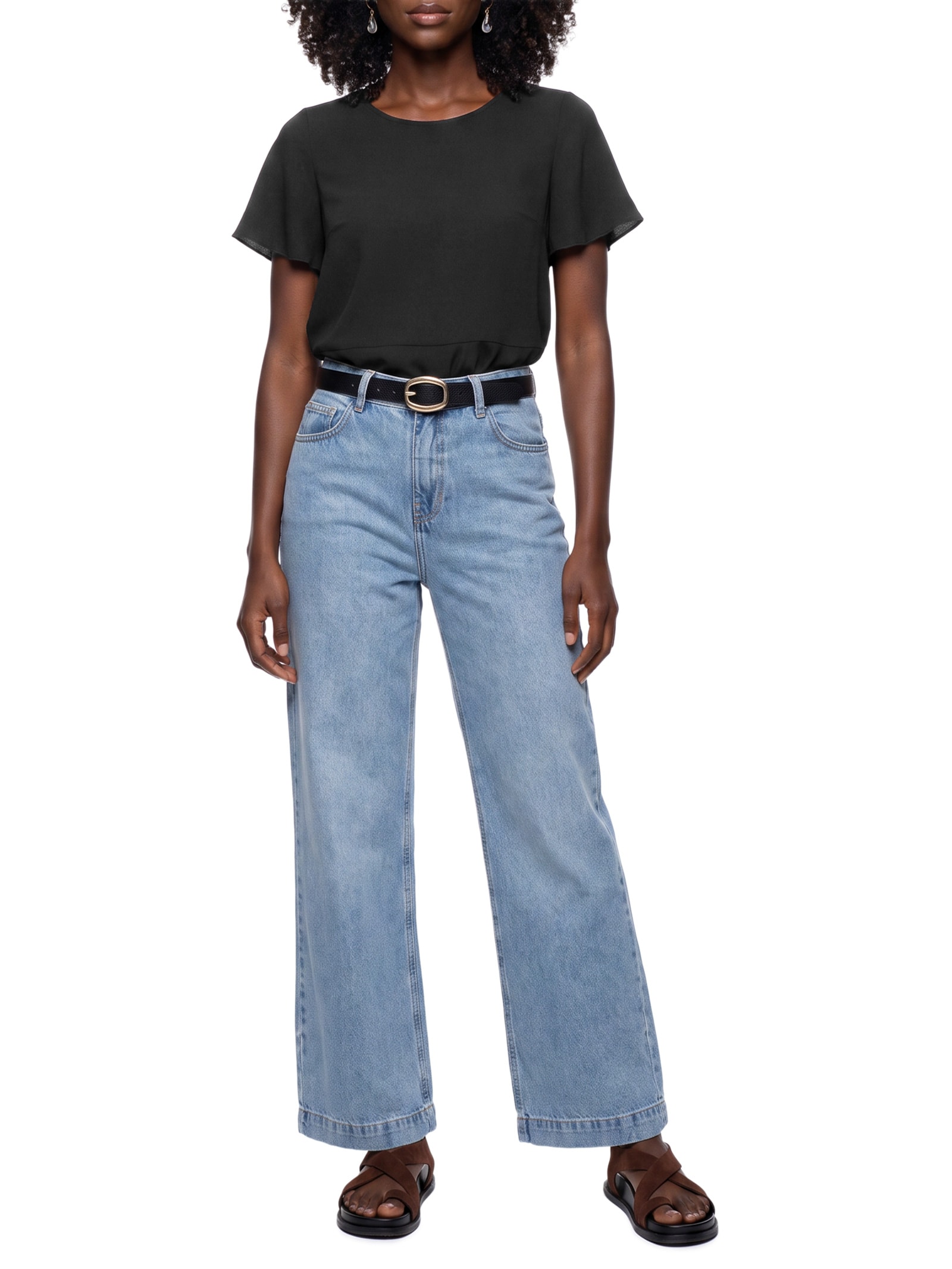 Blusa Feminina Istambul – Preto Lez A Lez