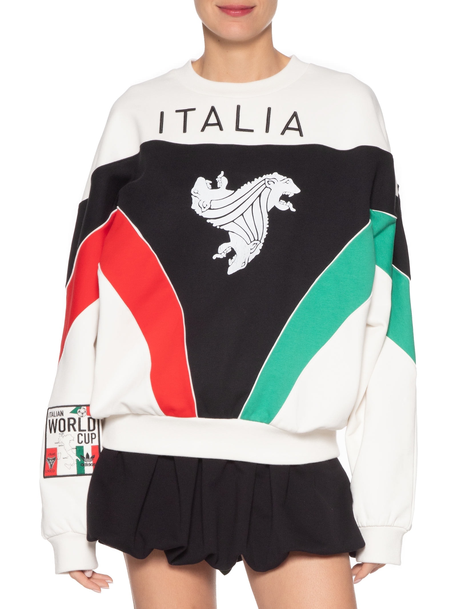 Blusa Feminina Italia Crew Branco Adidas Originals