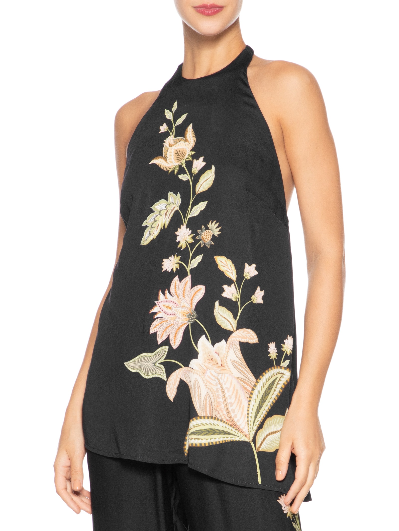 Blusa Feminina Jamile Preto Farm