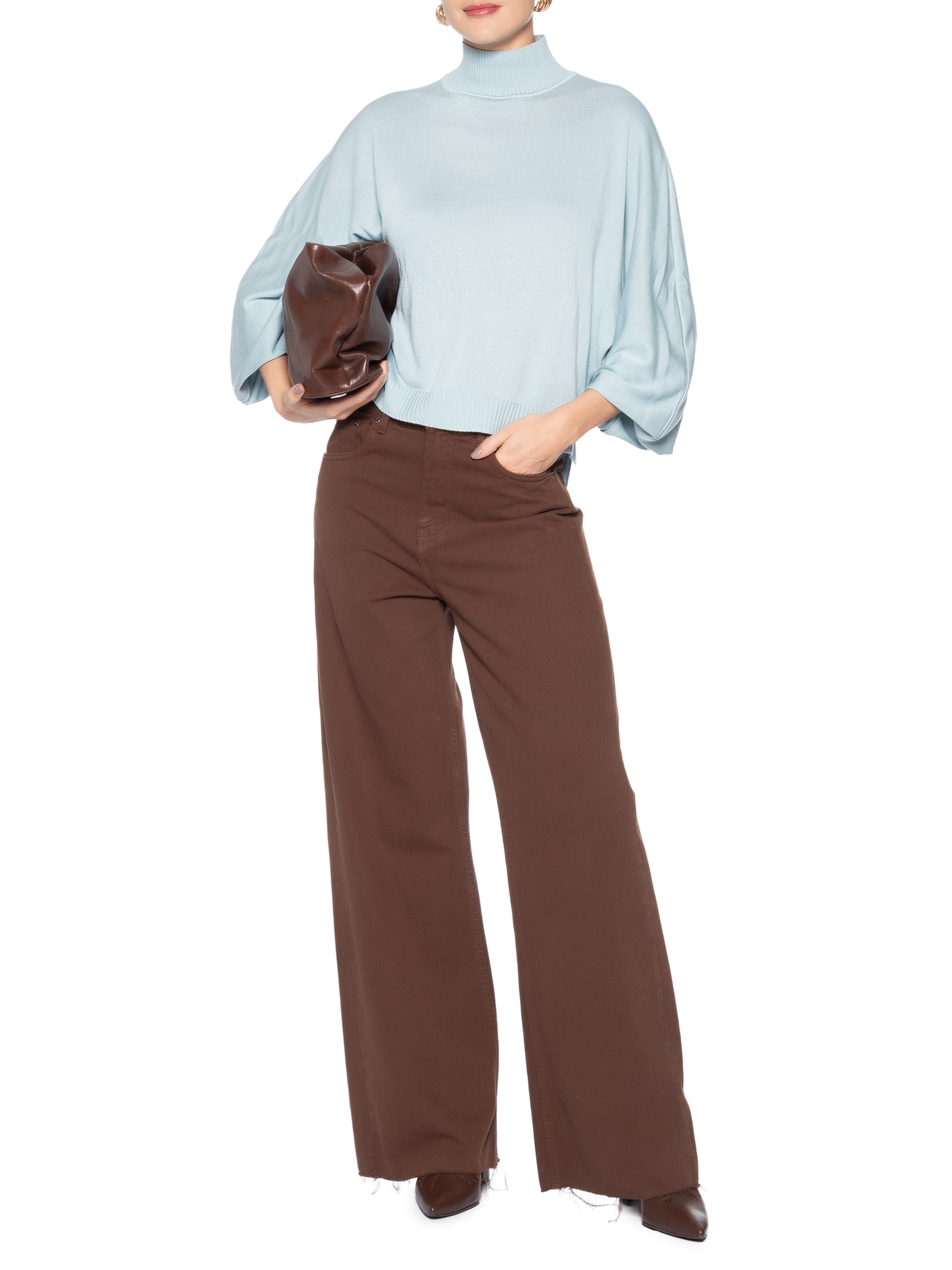 Blusa Feminina Jaqueline Azul Le Lis