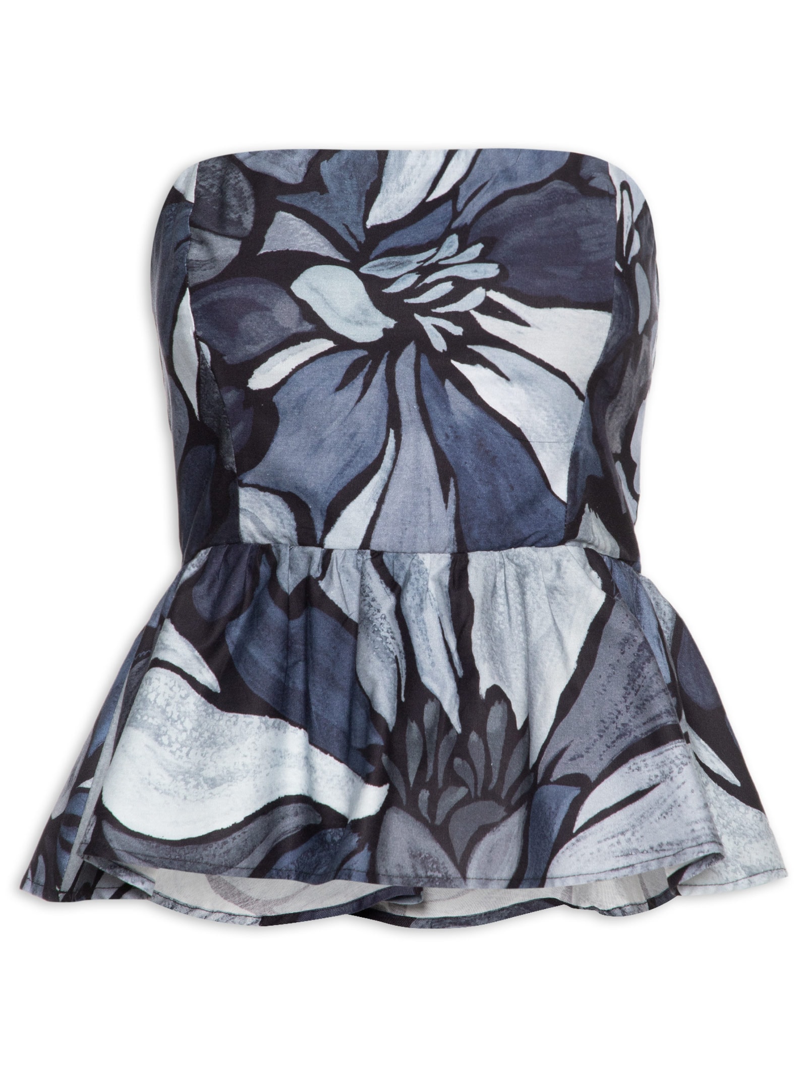 Blusa Feminina Jardim Amora Preto Farm