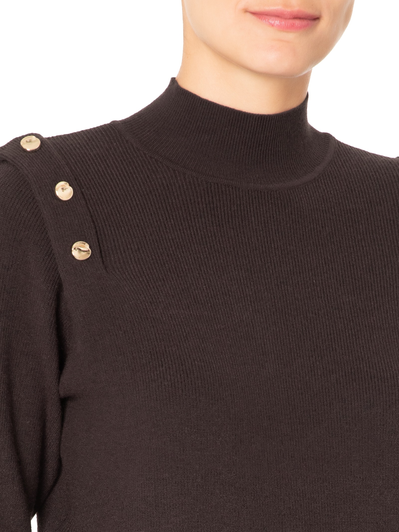 Blusa Feminina Jasmin II Marrom Le Lis