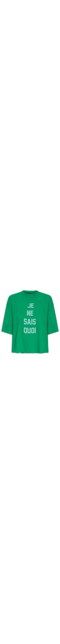 Blusa Feminina Je Ne Sais Quoi - Verde