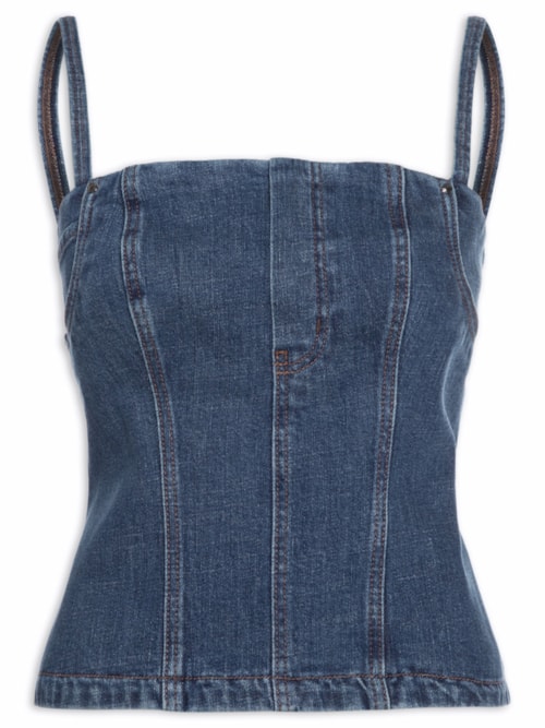 Blusa Feminina Jeans – Azul