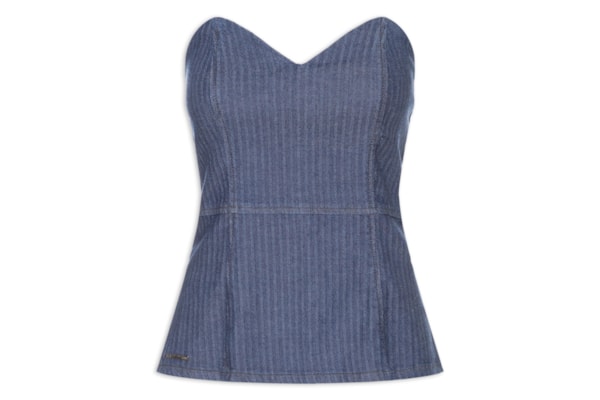 Blusa Feminina  Jeans - Azul