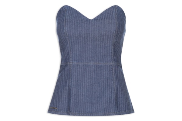 Blusa Feminina  Jeans - Azul
