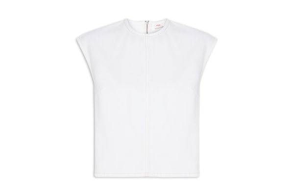 Blusa Feminina Jeans Denim Tee H2'26 - Branco
