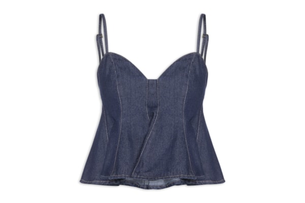 Blusa Feminina Jeans Original - Azul