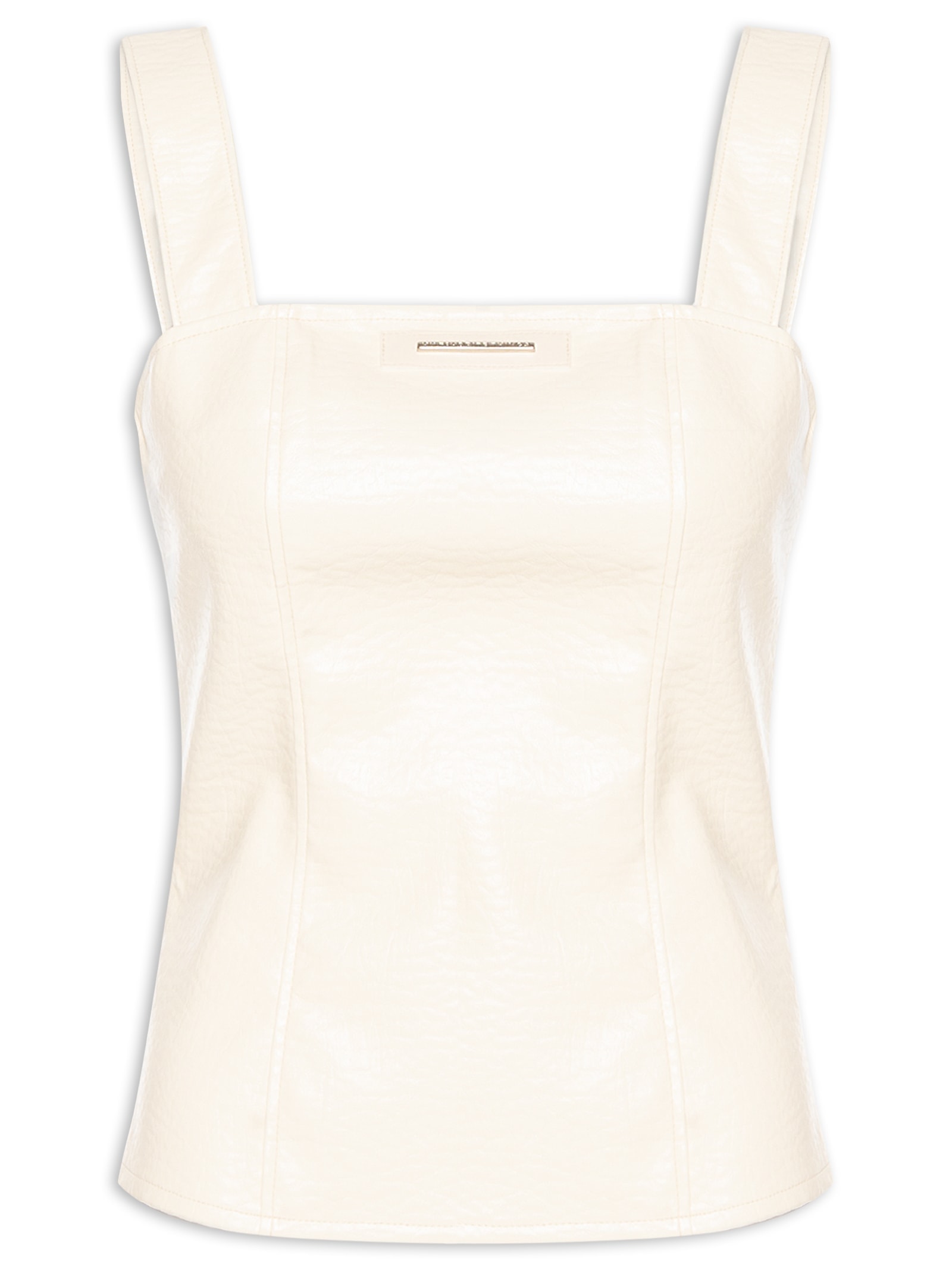 Blusa Feminina Justa de Alça Branco My Favorite Things