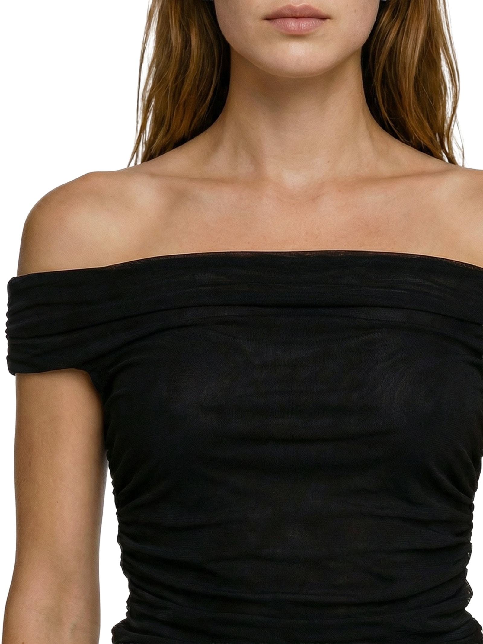Blusa Feminina Justa Ombro a Ombro Preto My Favorite