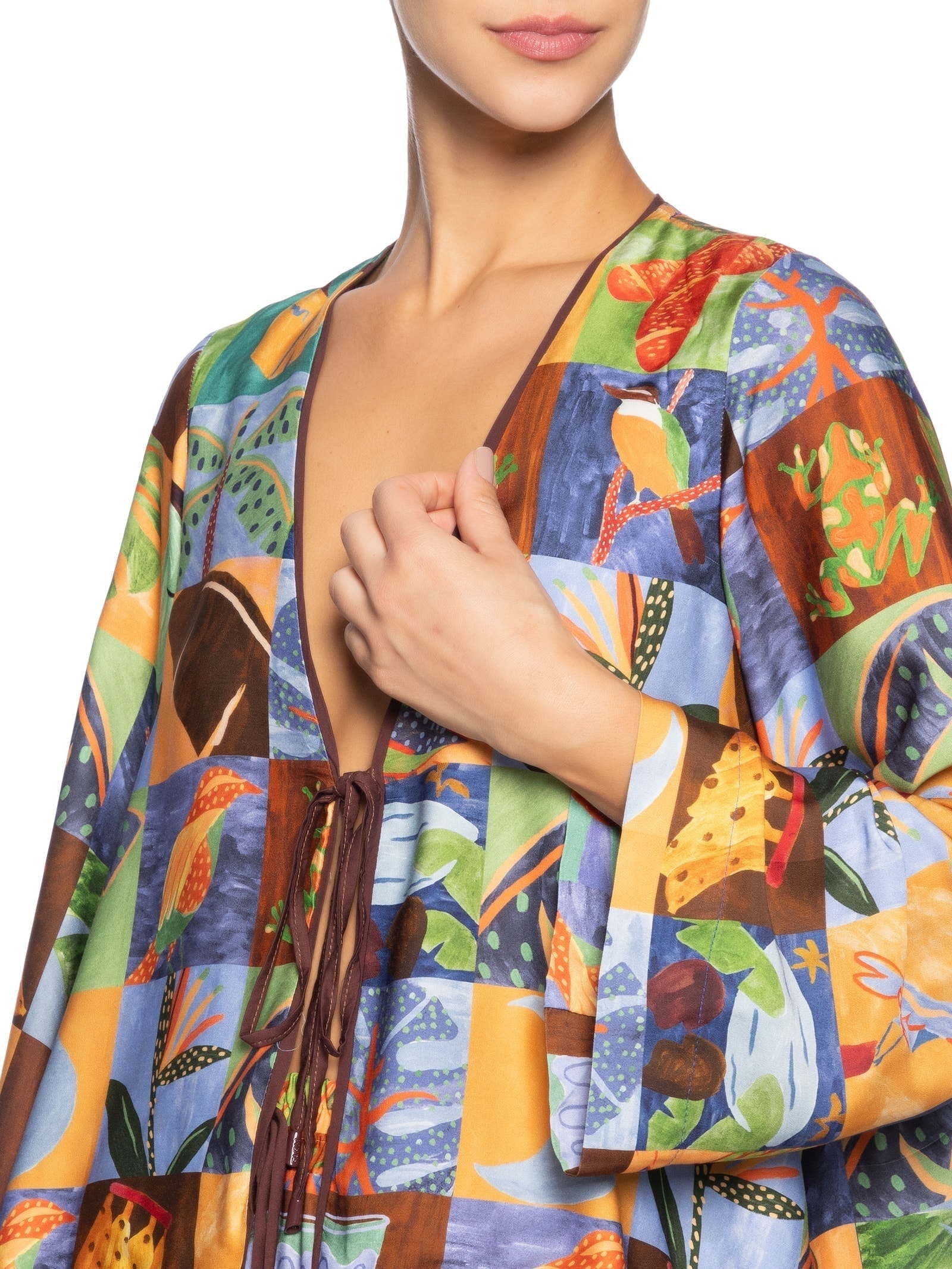 Blusa Feminina Lago do Amor Marrom Farm