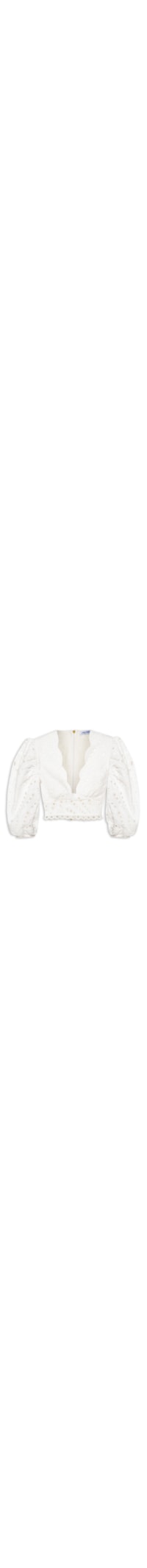 Blusa Feminina Laise Cropped - Off White