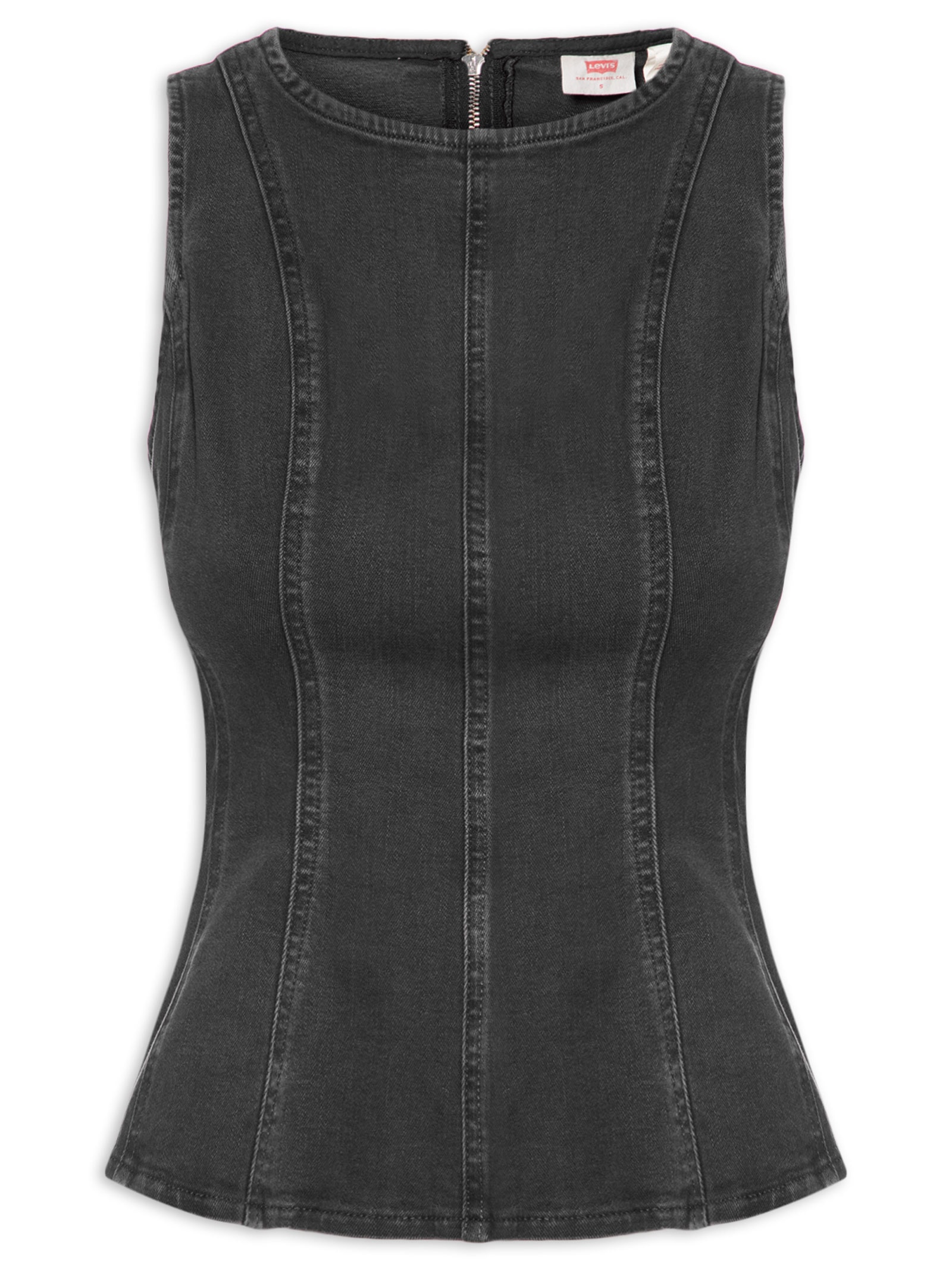 Blusa Feminina Leighton Peplum Preto Levi's