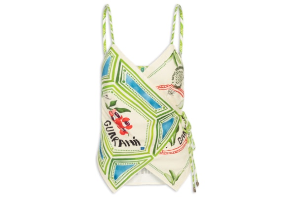 Blusa Feminina Lenço Selo Coisa Nossa - Bege