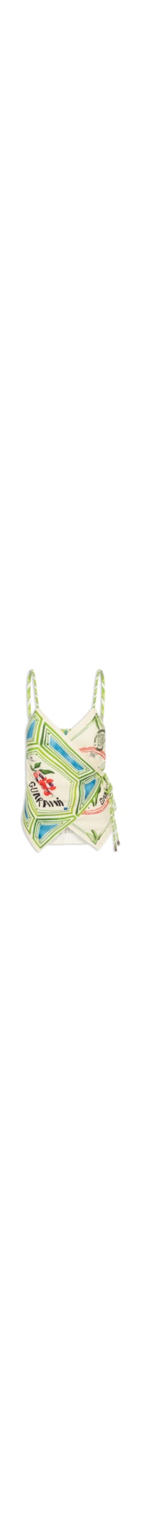 Blusa Feminina Lenço Selo Coisa Nossa - Bege