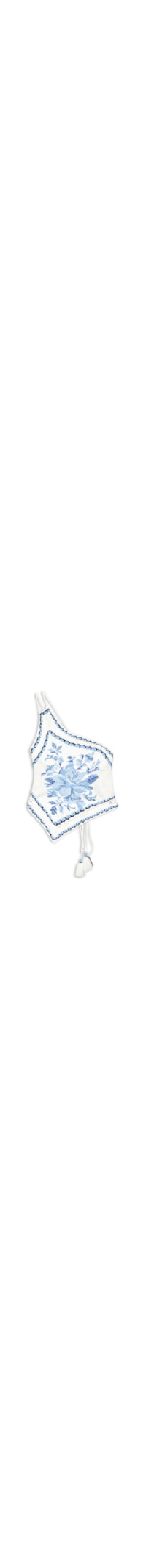 Blusa Feminina Lenço Tricot Mar - Branco