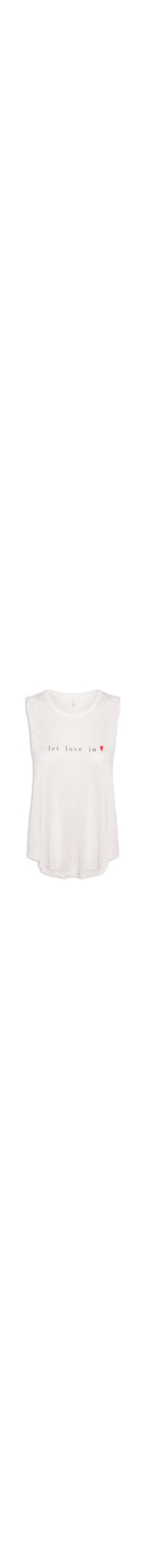 Blusa Feminina Let Love In - Off White