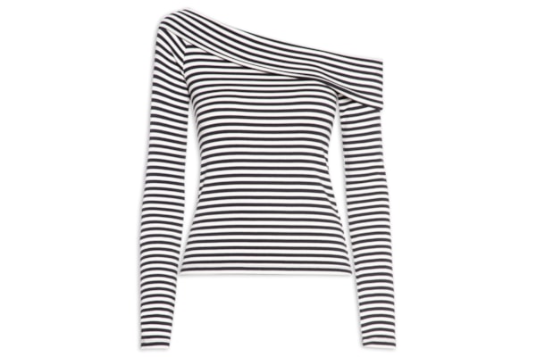 Blusa Feminina Levi's Clara Rib Off Shoulder LS - Preto
