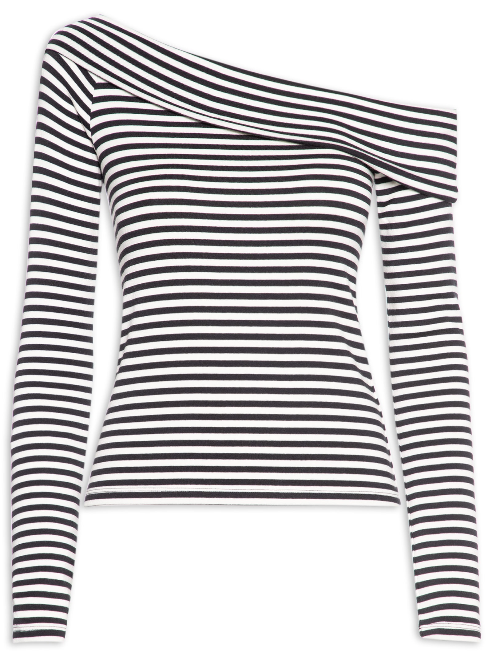 Blusa Feminina Levi's® Clara Rib Off Shoulder LS Preto Levi's