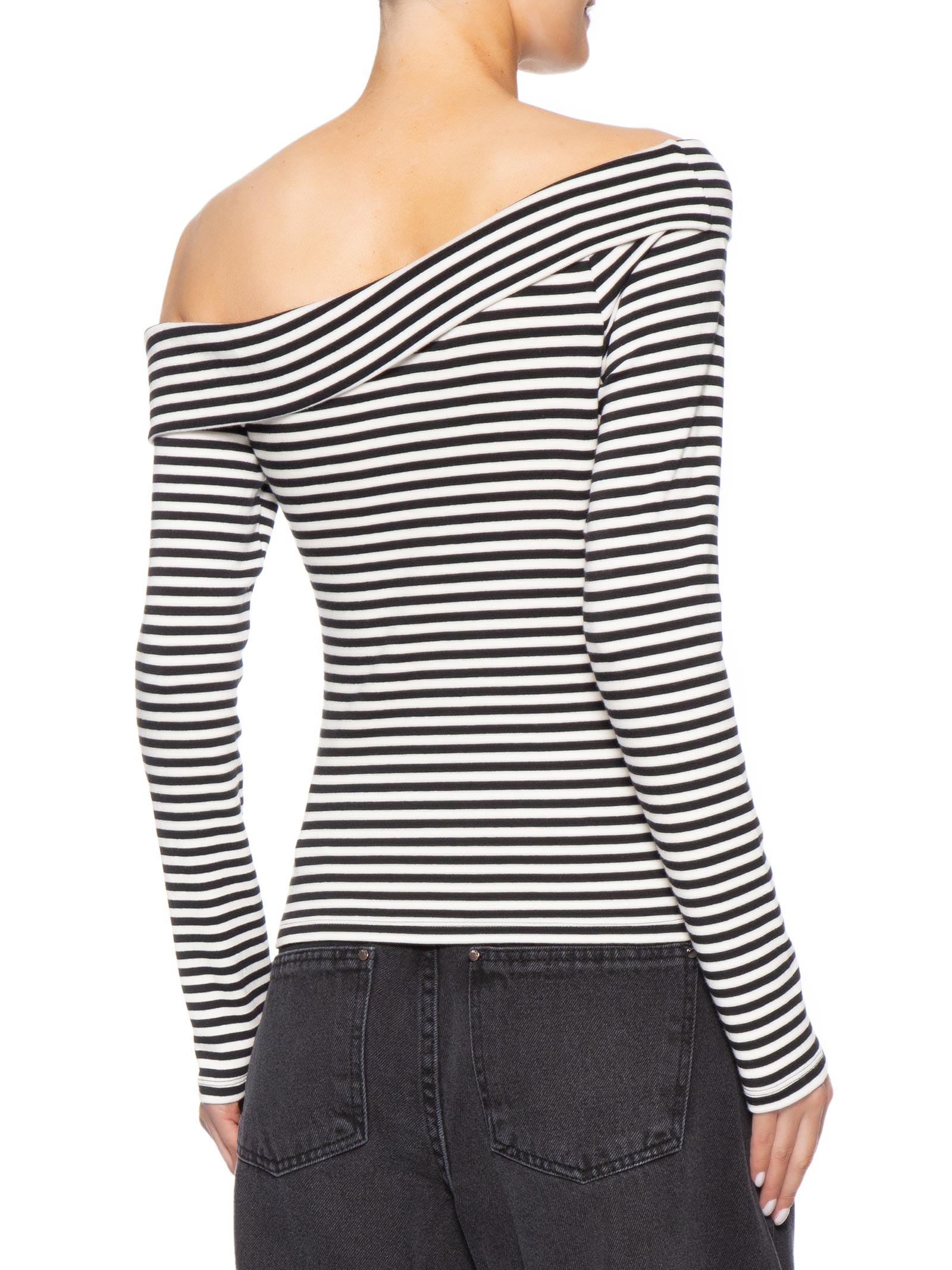 Blusa Feminina Levi's® Clara Rib Off Shoulder LS Preto Levi's