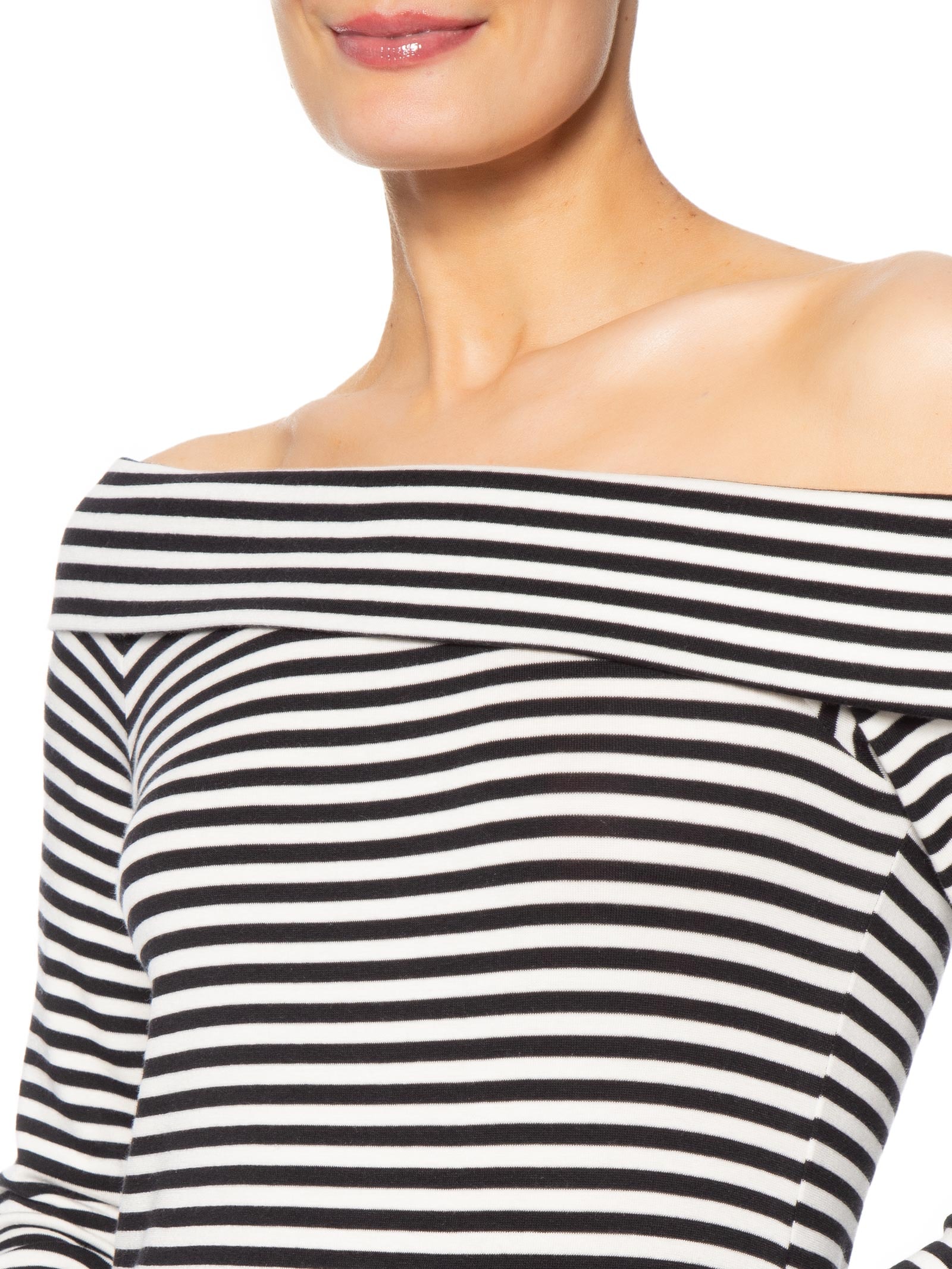 Blusa Feminina Levi's® Clara Rib Off Shoulder LS Preto Levi's