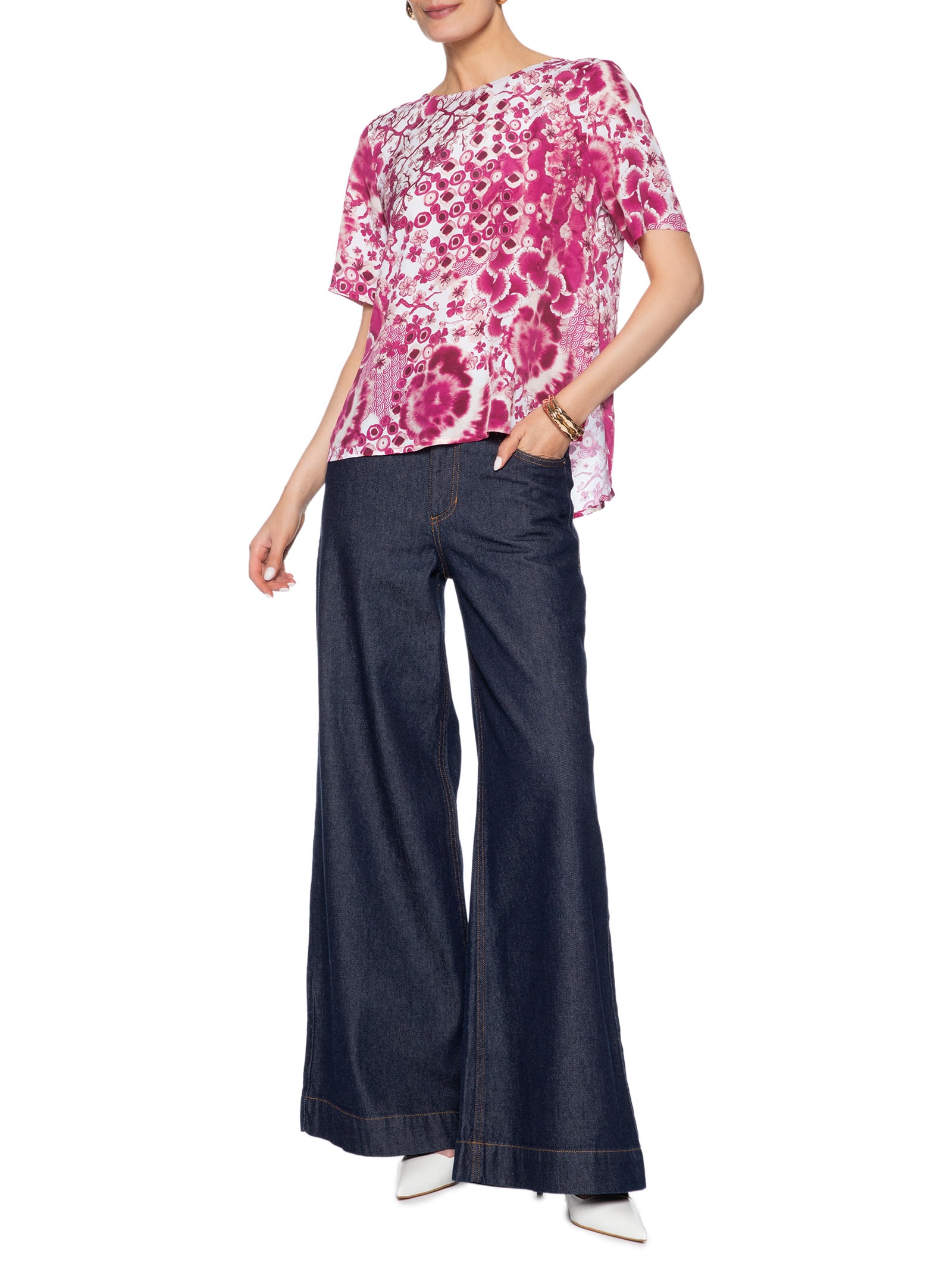 Blusa Feminina Lica Emi Rosa Le Lis
