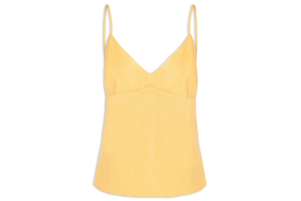 Blusa Feminina Linho Amarração - Amarelo