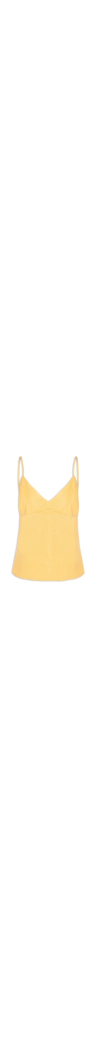 Blusa Feminina Linho Amarração - Amarelo