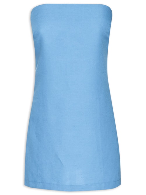 Blusa Feminina Linho - Azul