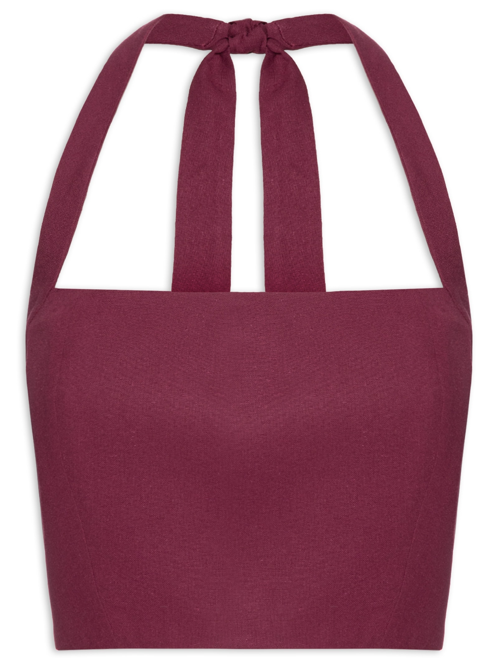 Blusa Feminina Linho Frente Única Vermelho Dress To