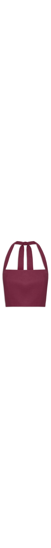 Blusa Feminina Linho Frente Única - Vermelho