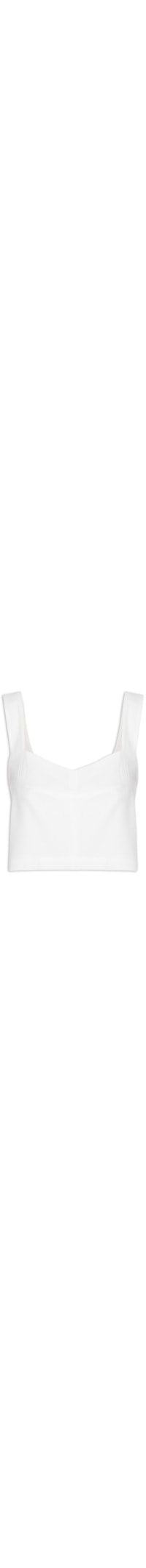 Blusa Feminina Linho Pence Busto - Branco