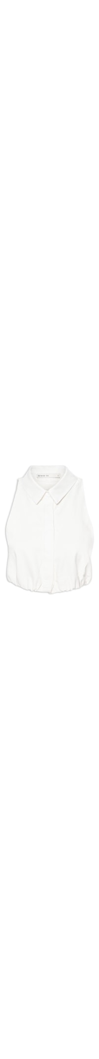 Blusa Feminina Linho Pregas Barra - Branco