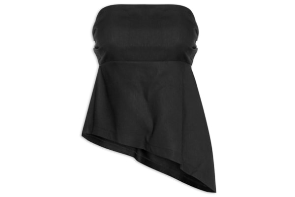 Blusa Feminina Linho - Preto