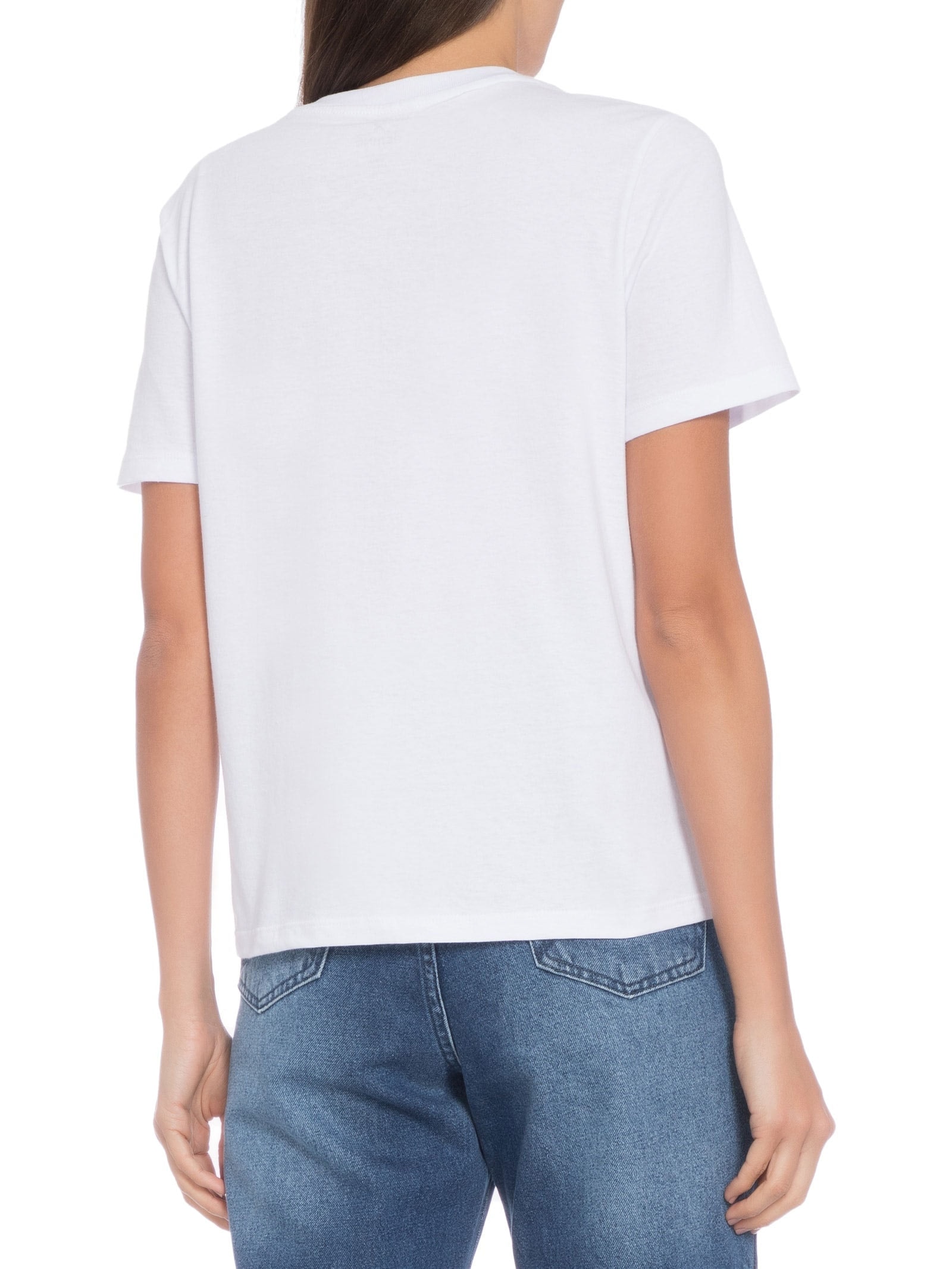 Blusa Feminina Lisa Manga Curta Branco Hering