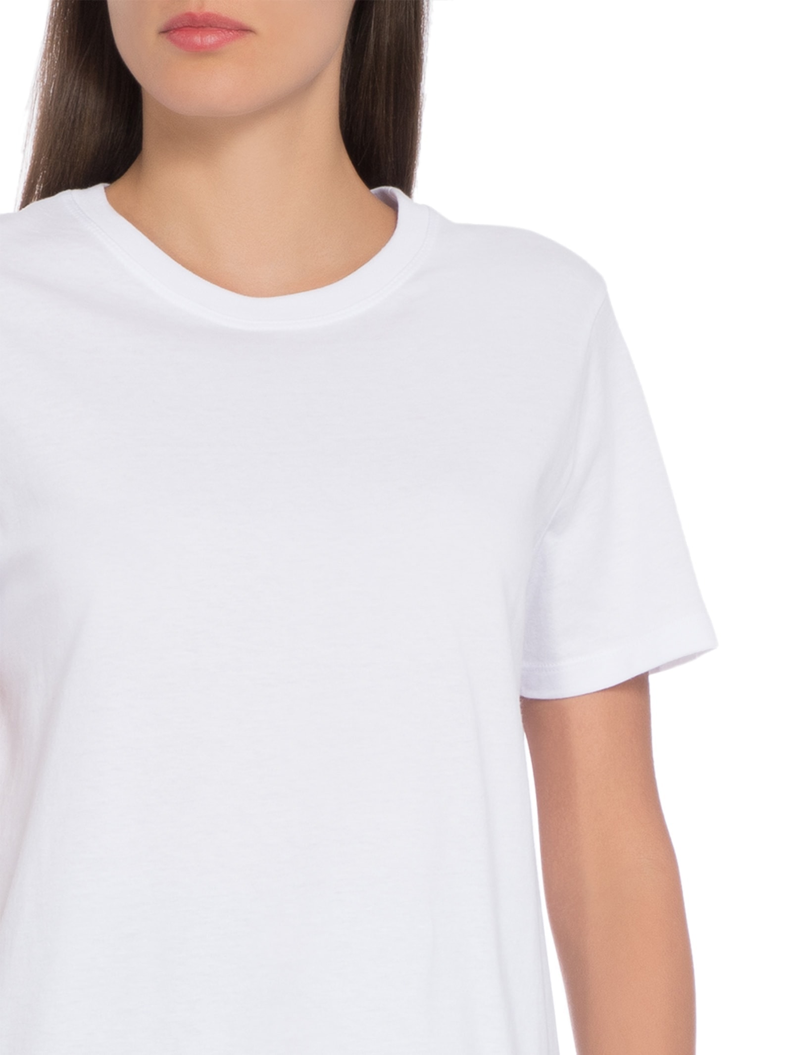 Blusa Feminina Lisa Manga Curta Branco Hering