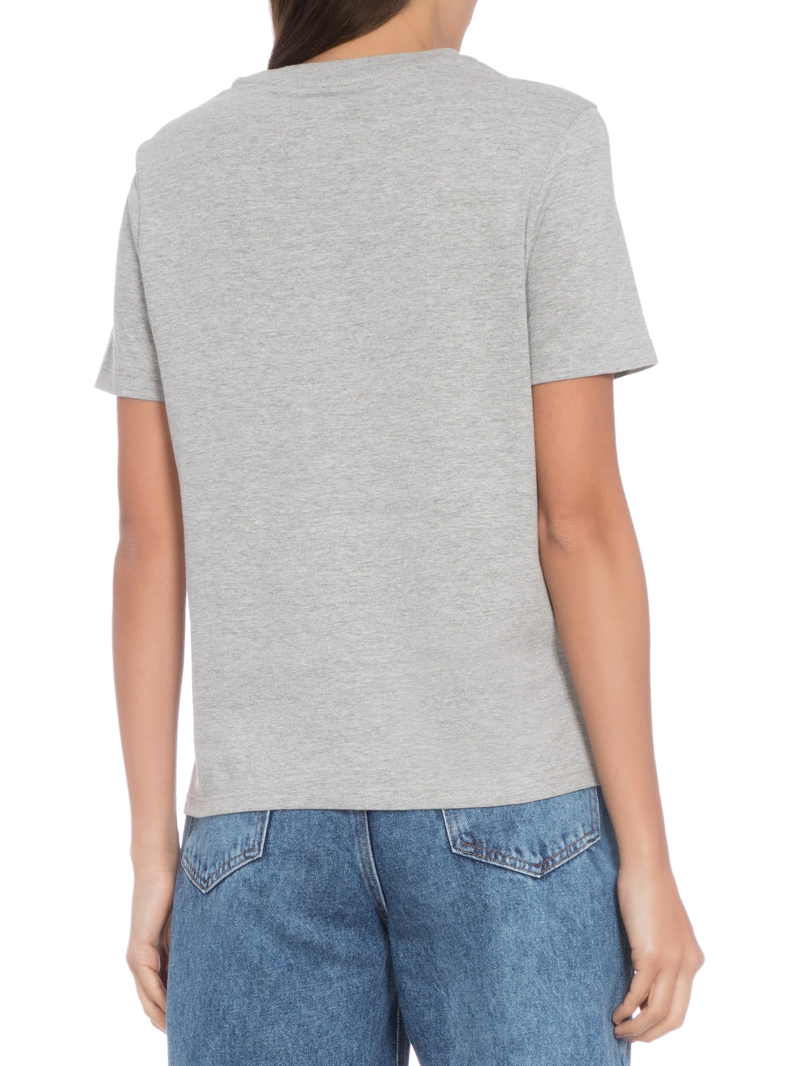 Blusa Feminina Lisa Manga Curta Cinza Hering