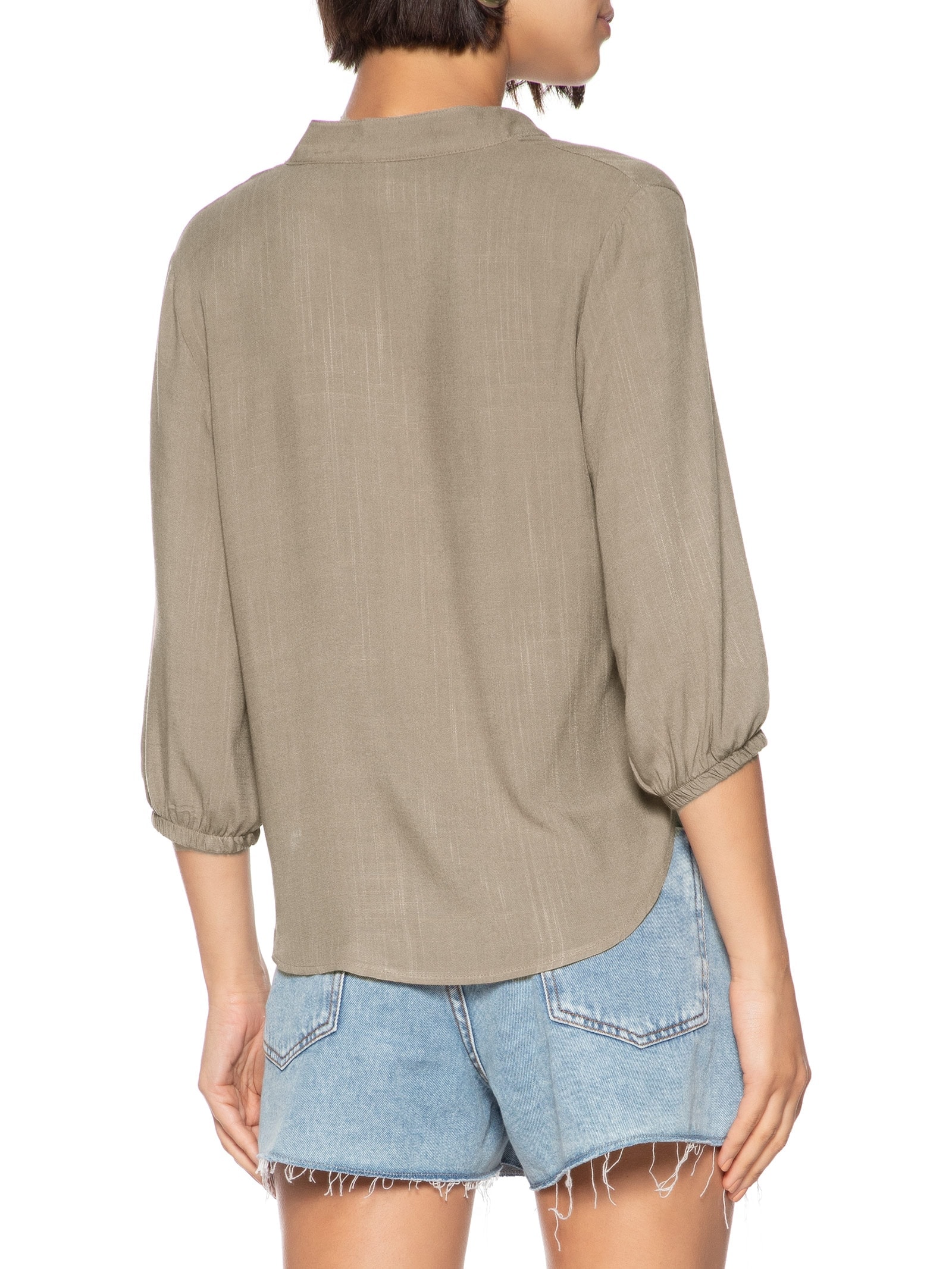 Blusa Feminina Lisa Marrom Hering