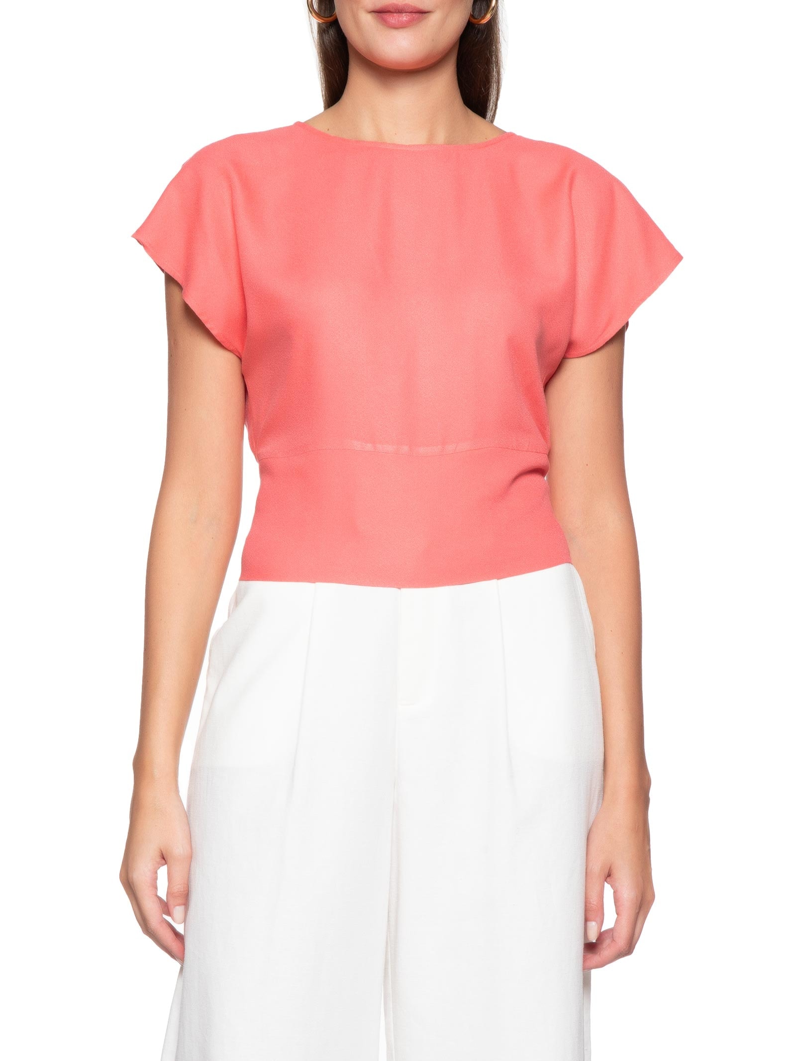 Blusa Feminina Lisa Rosa Forum