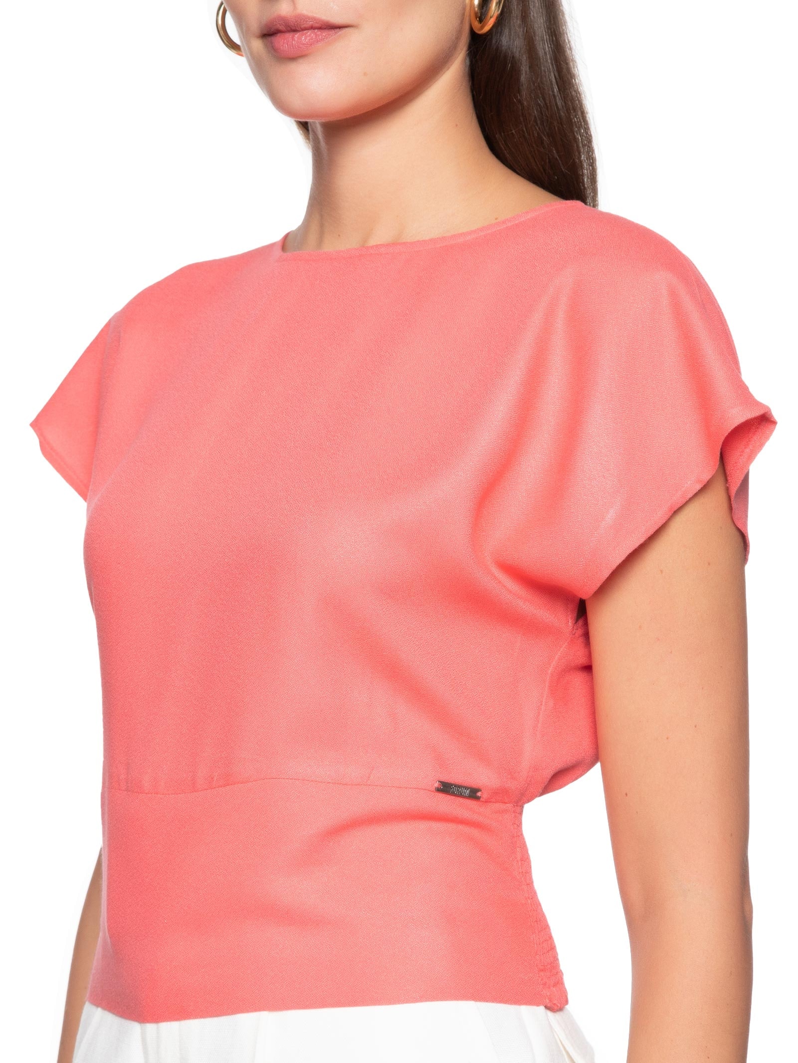 Blusa Feminina Lisa Rosa Forum