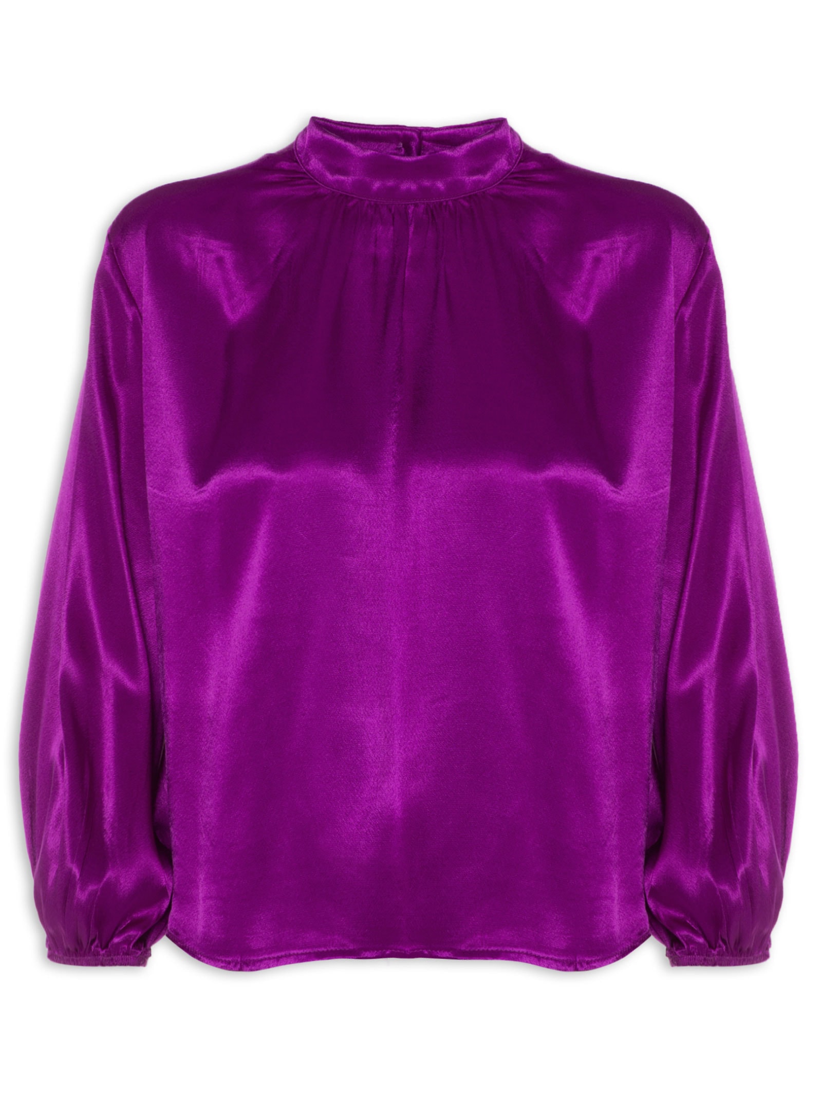 Blusa Feminina Lisa Roxo Colcci