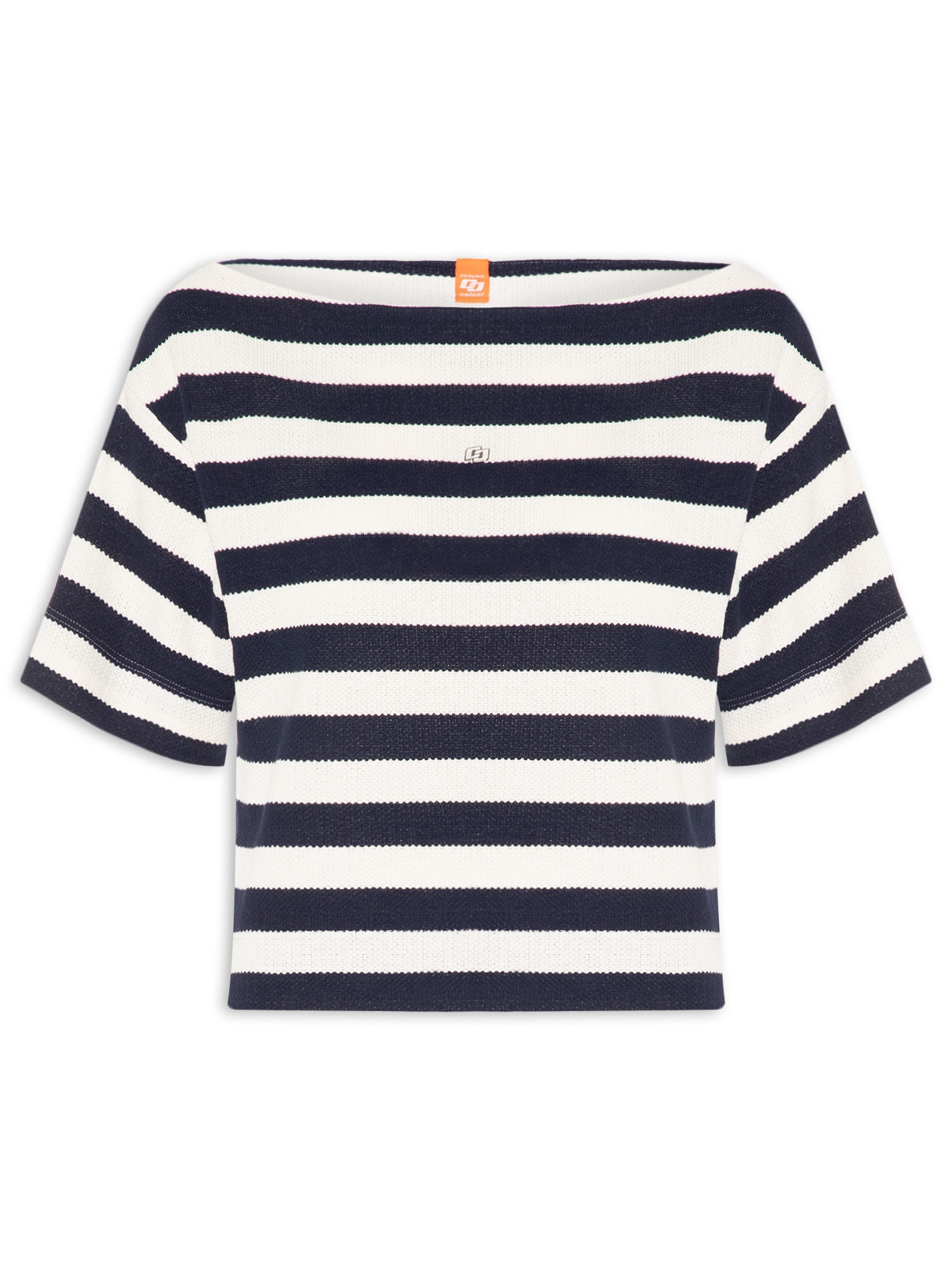 Blusa Feminina Listrada Azul Colcci