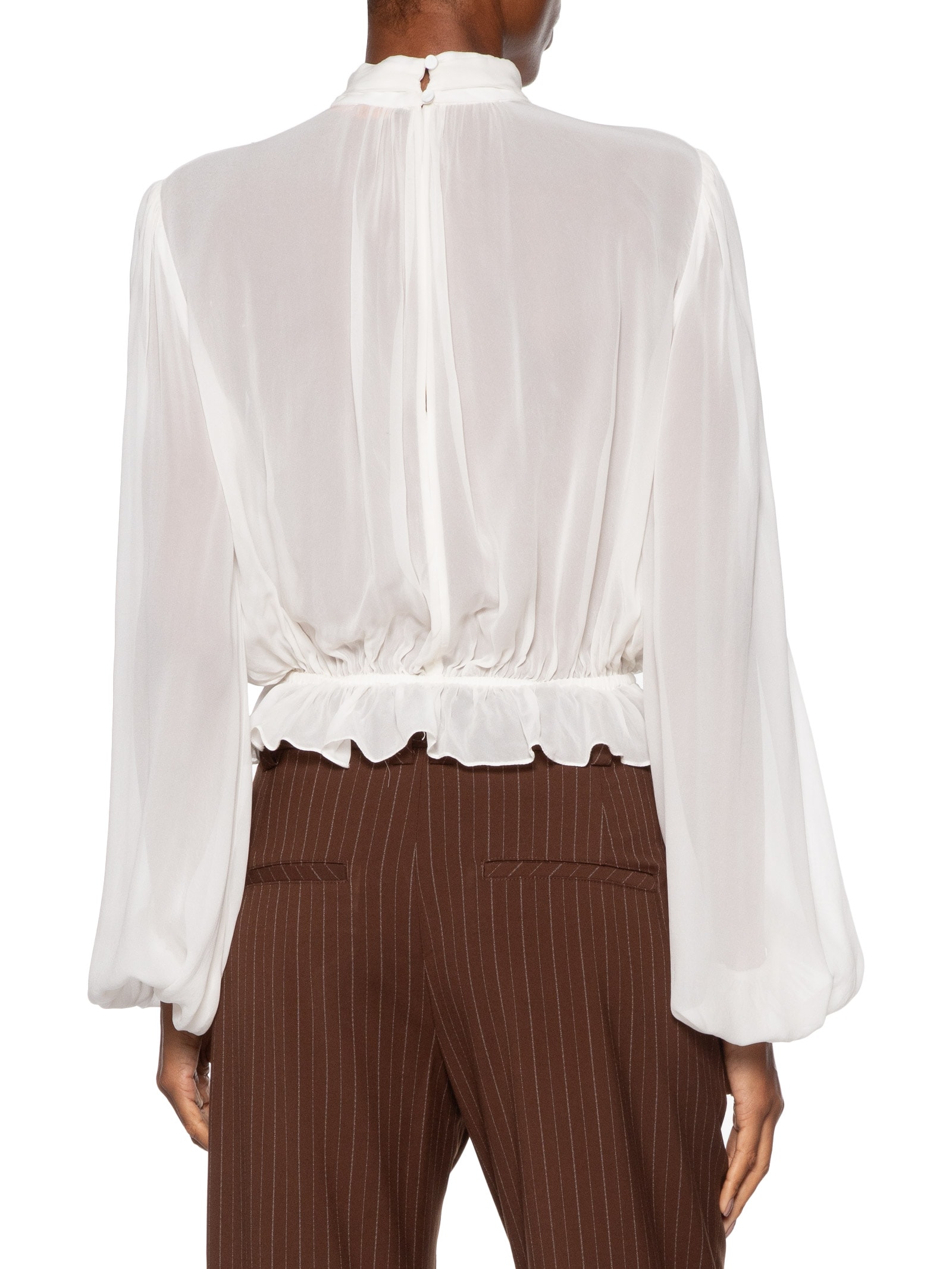 Blusa Feminina Liva Com Renda Branco Animale