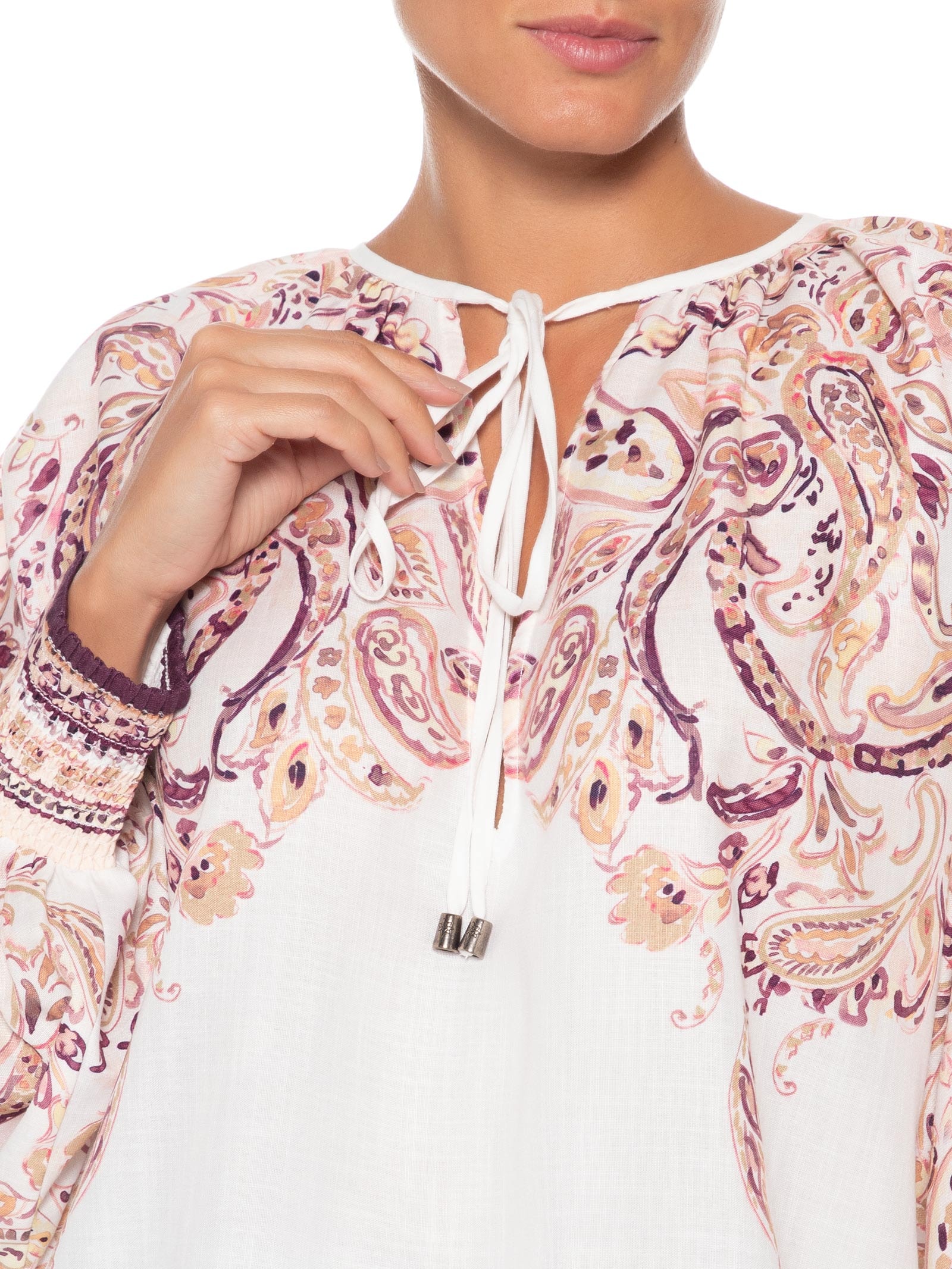 Blusa Feminina Localizada Fani Branco Le Lis