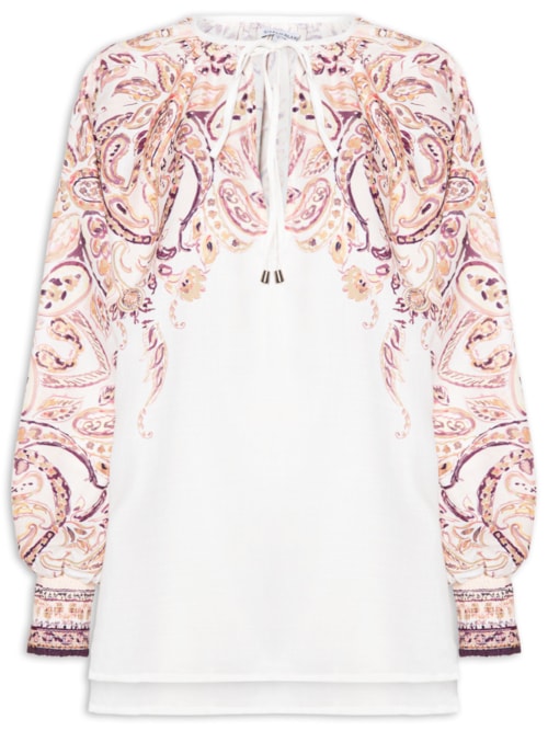 Blusa Feminina Localizada Fani – Branco