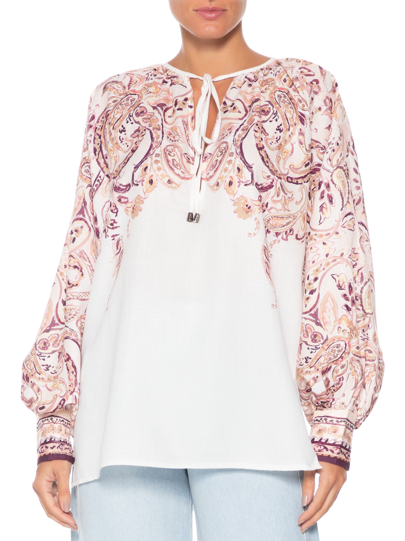 Blusa Feminina Localizada Fani – Branco Le Lis