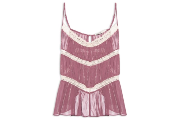 Blusa Feminina Lurex com Entremeios – Vermelho