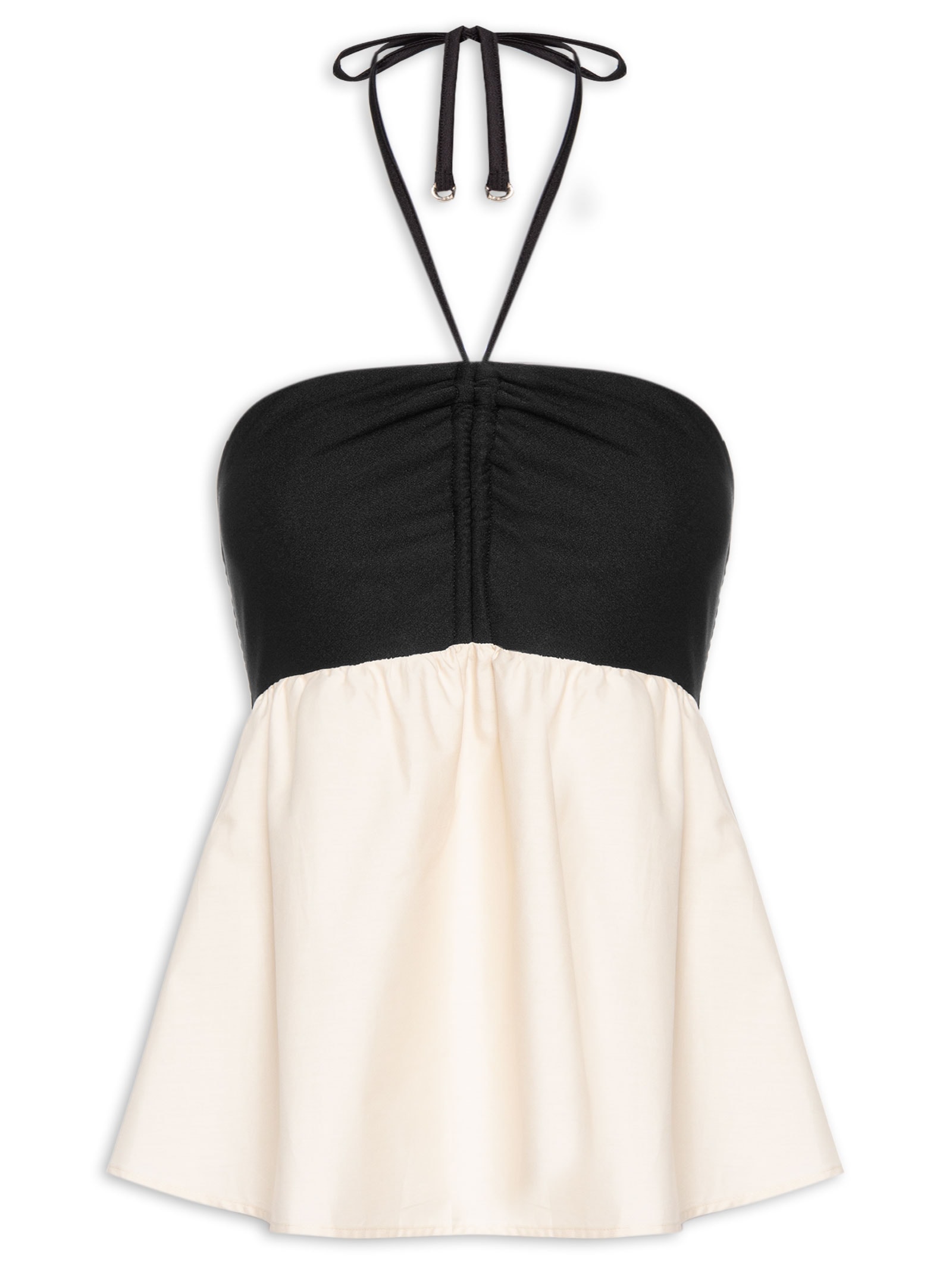 Blusa Feminina M.Clear High Tricoline Preto Lez A Lez