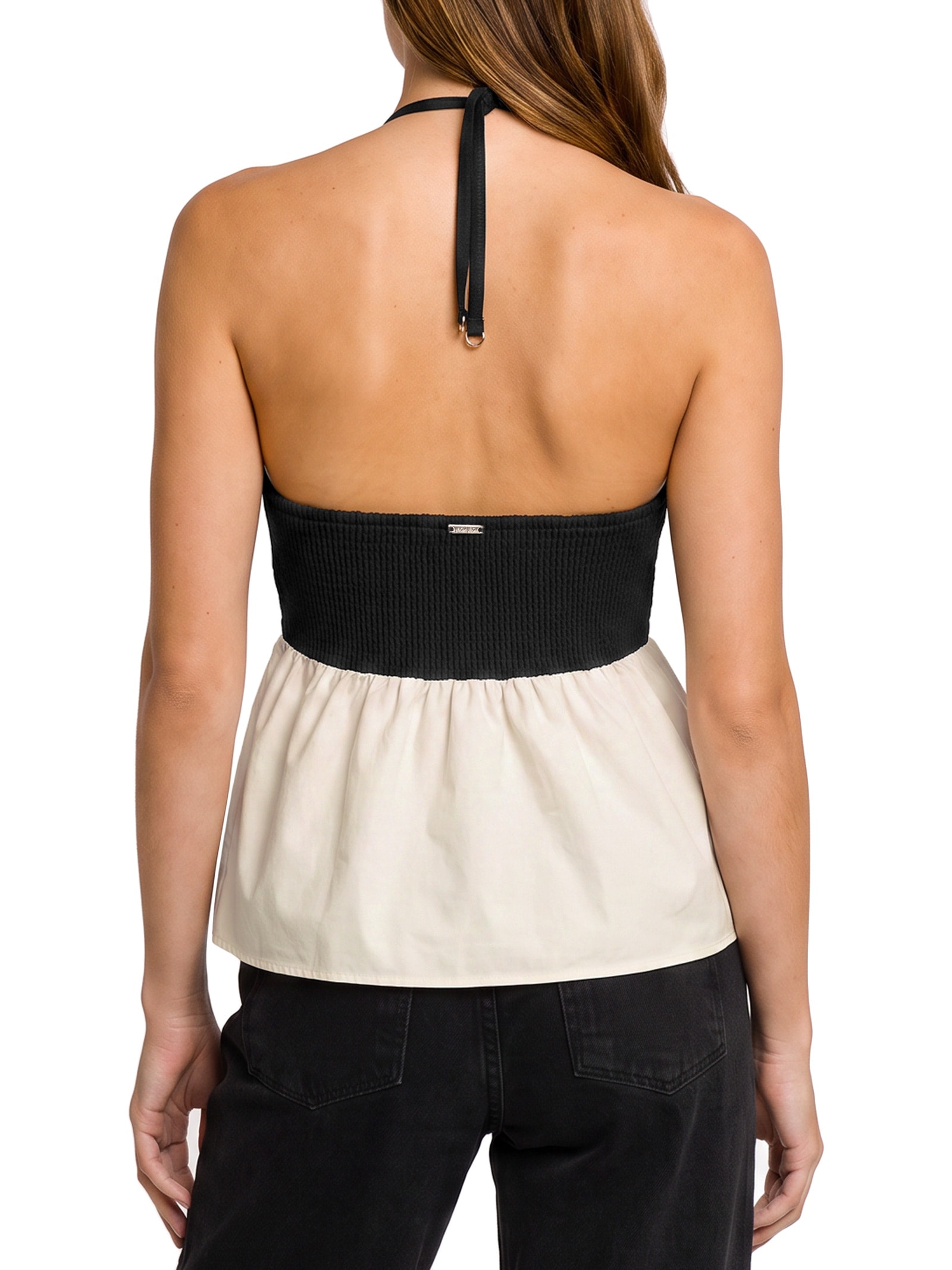 Blusa Feminina M.Clear High Tricoline Preto Lez A Lez